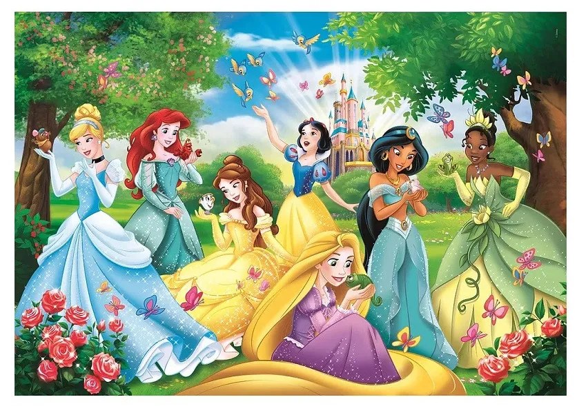 Disney Hercegnők puzzle maxi 60 db-os (Magical Companions)