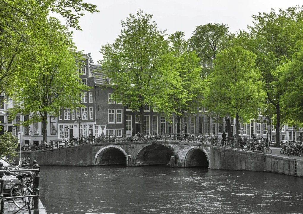 Poszter 59,4x42cm Csatorna a városon át, Assaf Frank