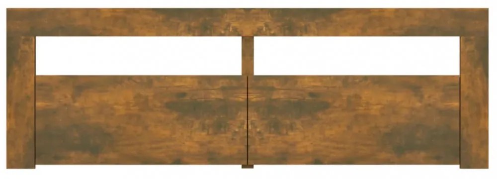 füstös tölgy színű TV-szekrény LED-ekkel 120 x 35 x 40 cm