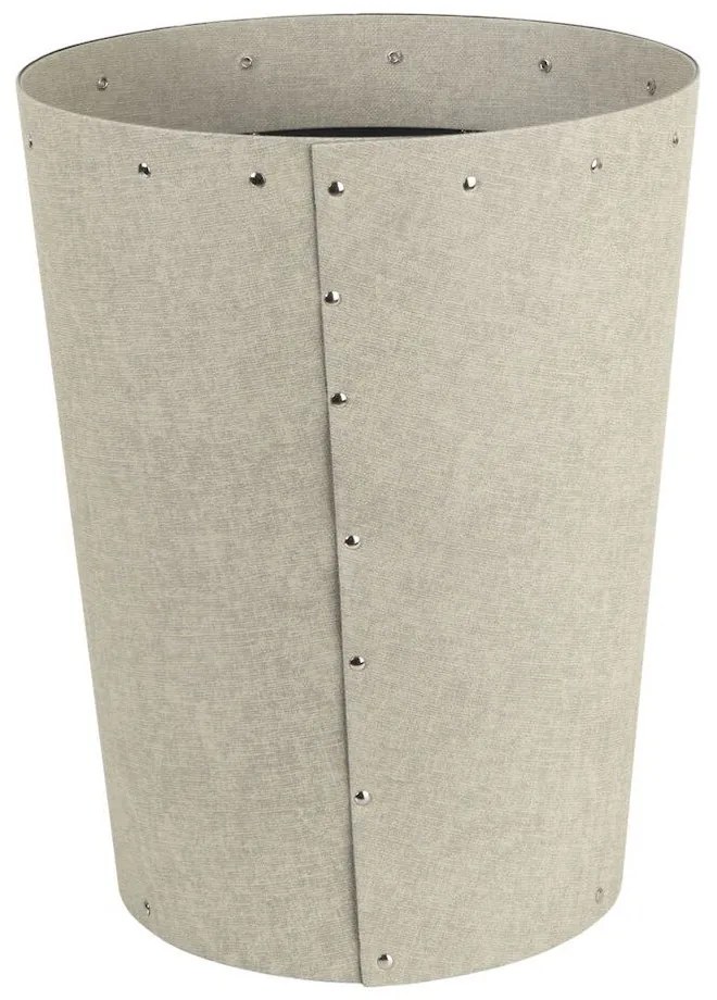 Krémszínű irodai szemetes Aries Canvas Paper Laminate – Bigso