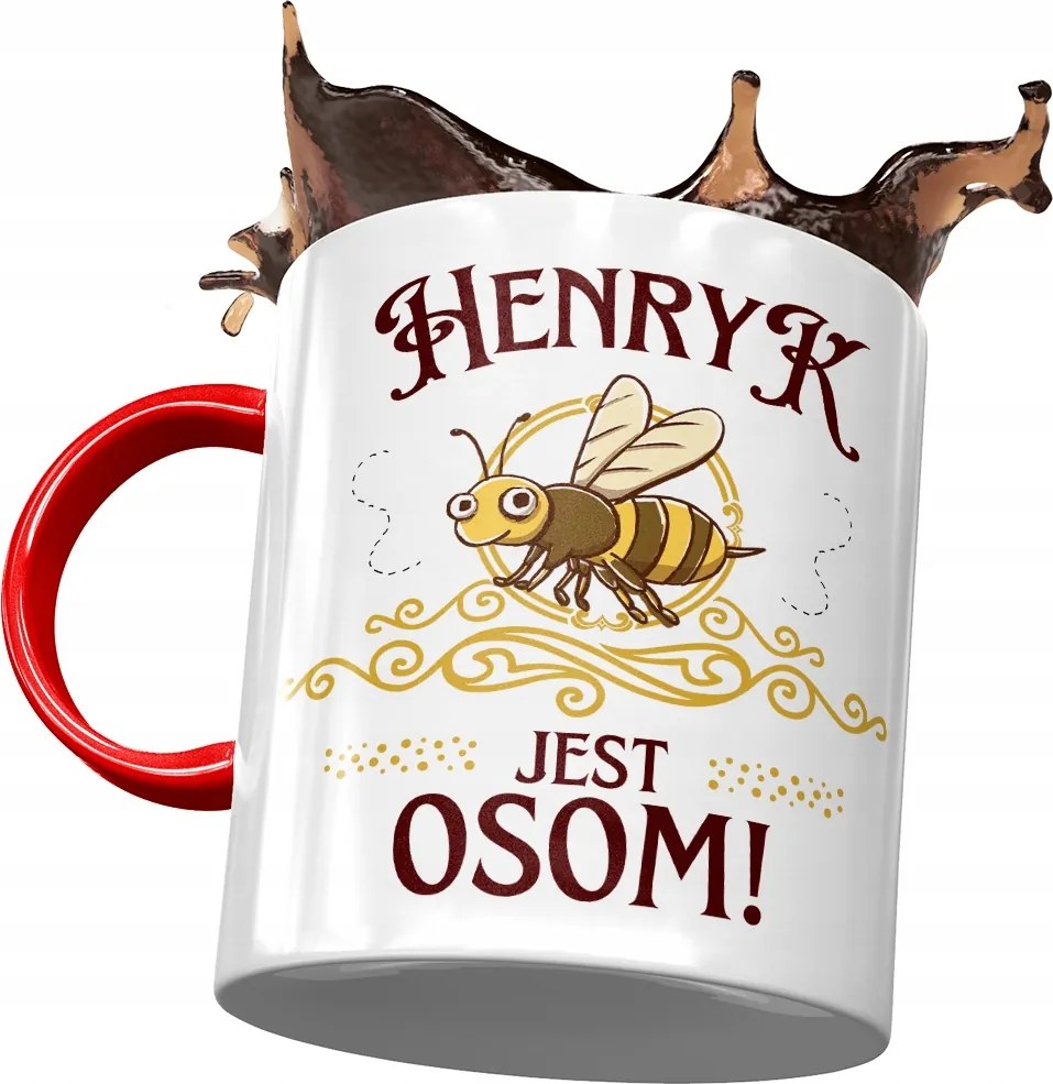 Piros Bögre Henrik Férj Kolléga Ajándék Nyomtatott Fotóval