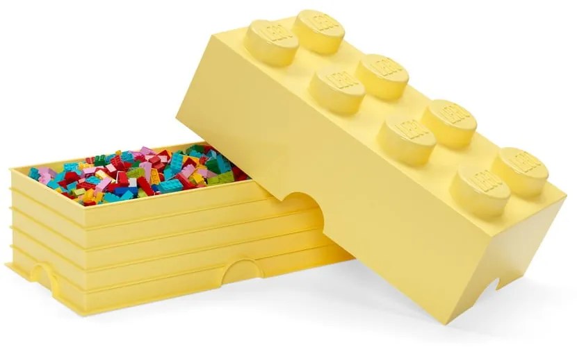 Világossárga tárolódoboz - LEGO®