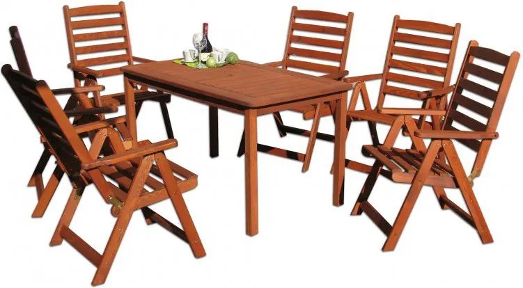 ROJAPLAST Kerti fa asztal SORRENTO FSC