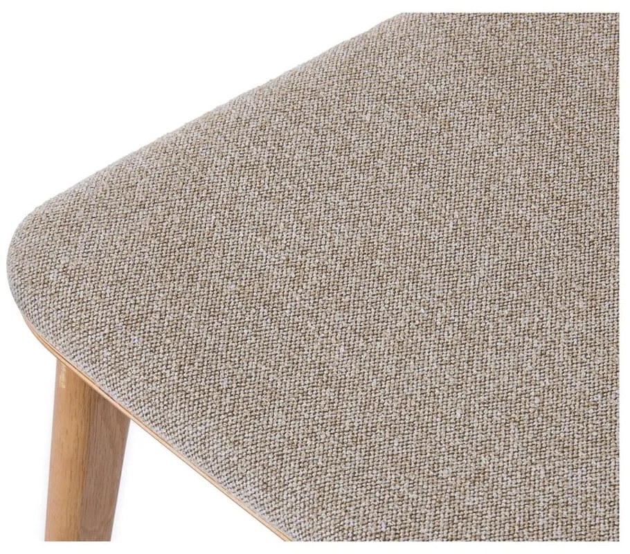 Bézs-natúr színű étkezőszék Livo – Unique Furniture