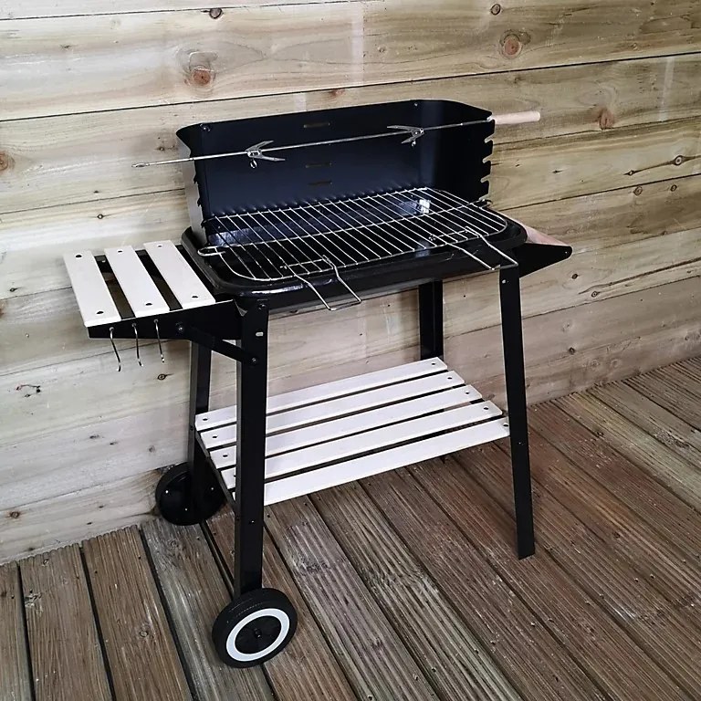 Mobil grill oldalsó asztallal BBQ 83 x 45