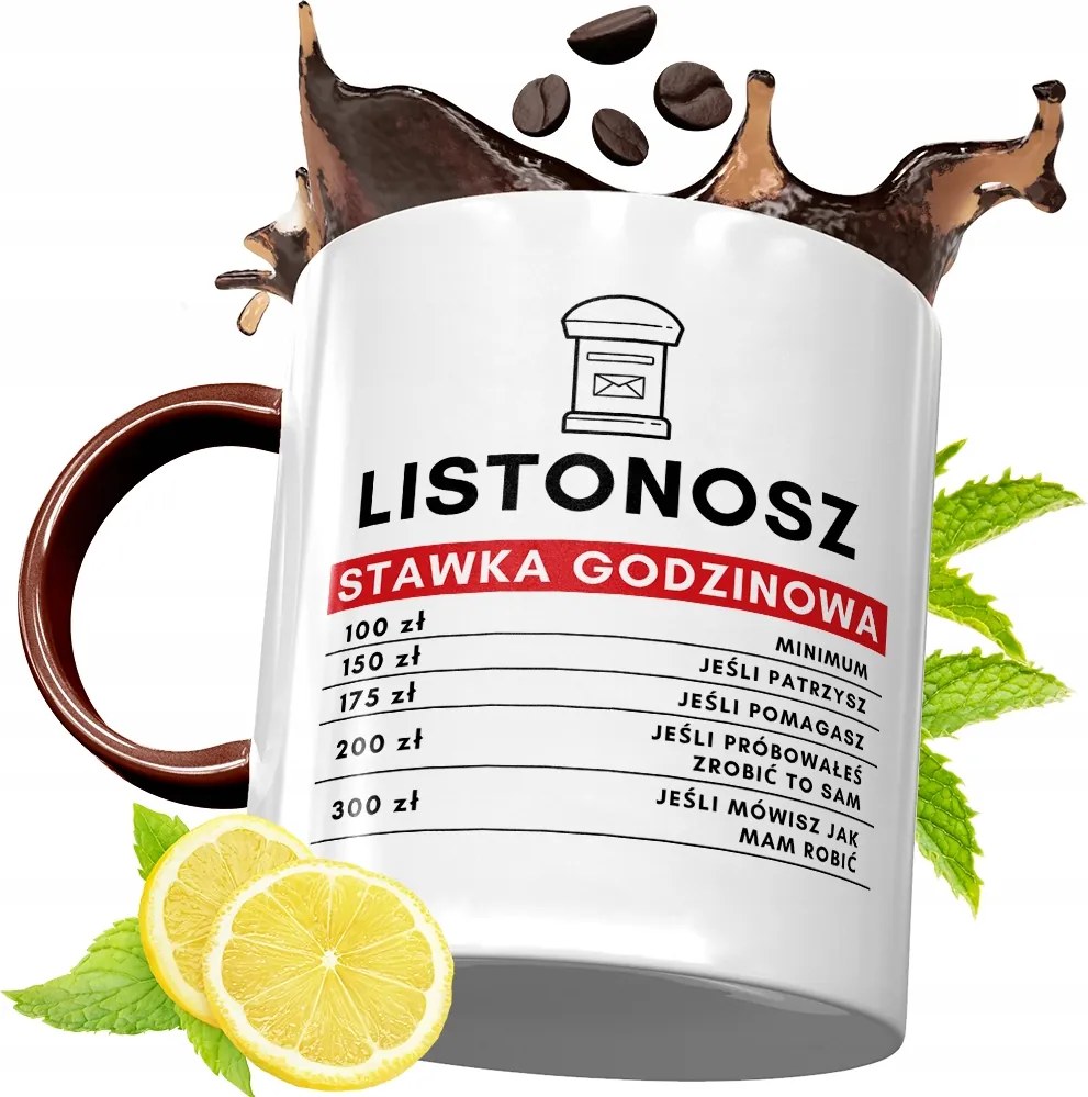 Bordó Bögre Postásnak Születésnapra Ajándék fényképes nyomattal