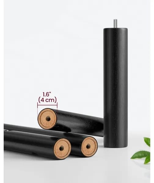 LINEA álló ruhafogas, fekete