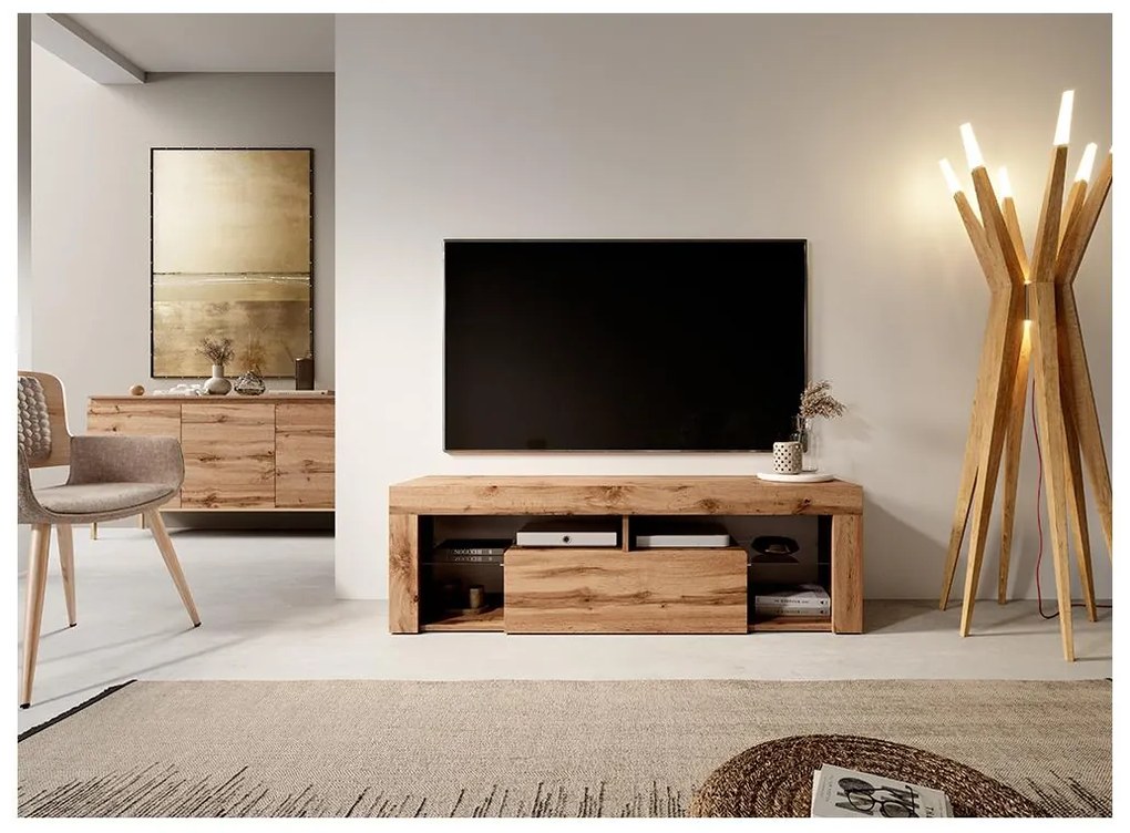 Tv szekrény/asztal Bionca (lancelot tölgy). 1098602