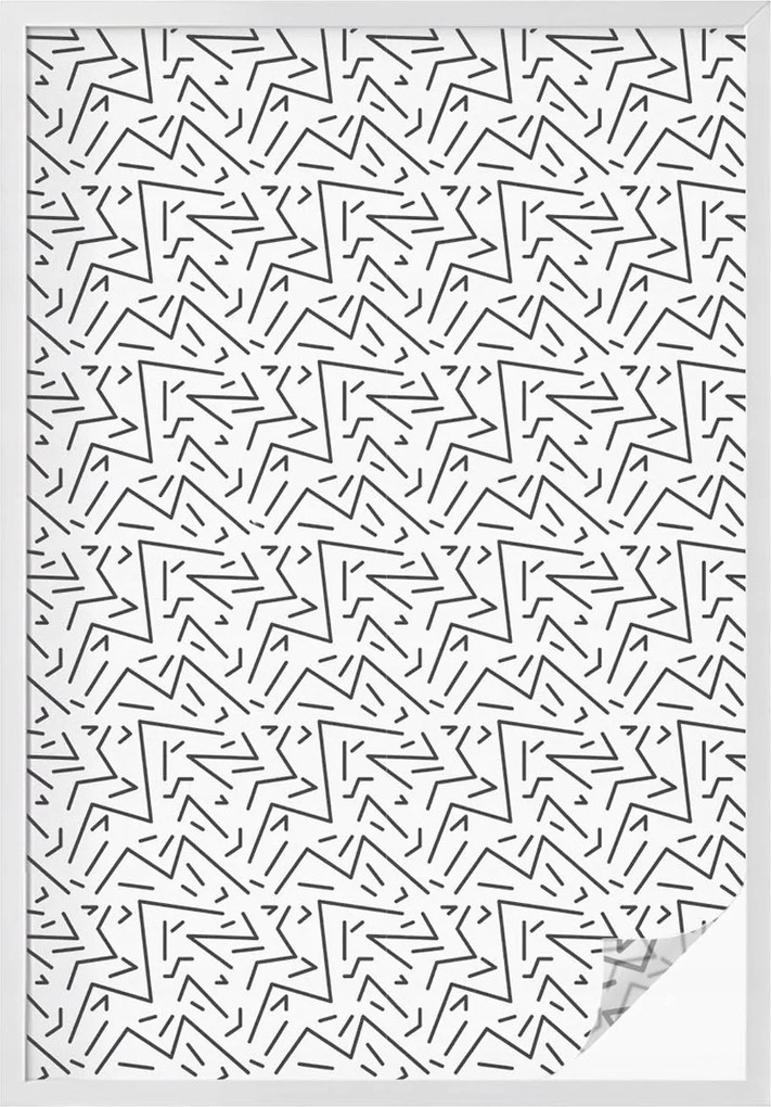 Ablaküveg fólia Adatvédelem Absztrakt cikk-cakk 100x146 cm