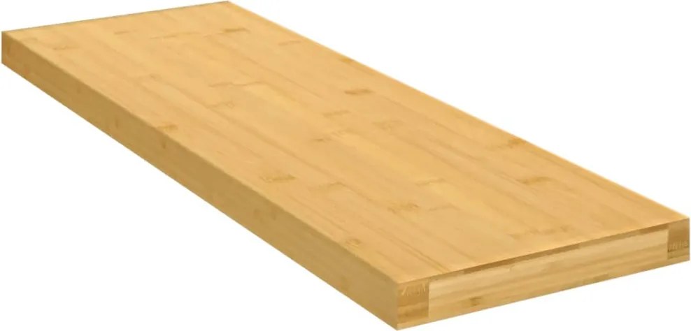 vidaXL bambusz fali polc 60x20x2,5 cm