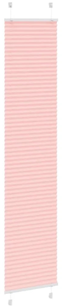 pliszírozott redőny rózsaszín 45x200 cm szövetszélesség 44,4 cm