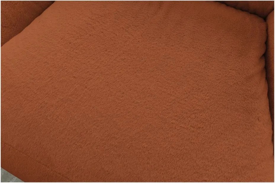 Narancssárga műszőrme babzsákfotel Lilibet – Bobochic Paris