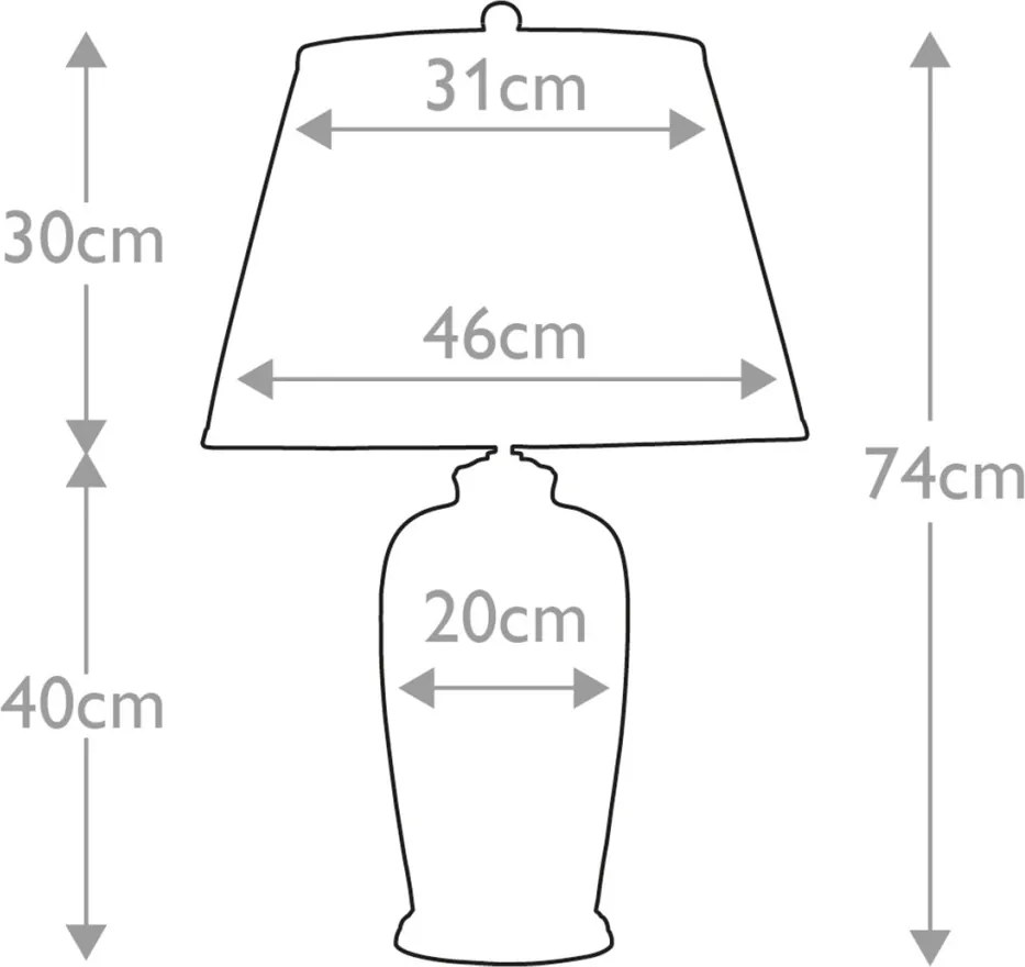 Elstead Lighting BLACKBIRDS BLACKBIRDS-TL Asztali lámpa 1x60W/E27