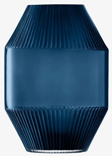 LSA International Rotunda váza, h.20 cm, zafír - LSA nemzetközi