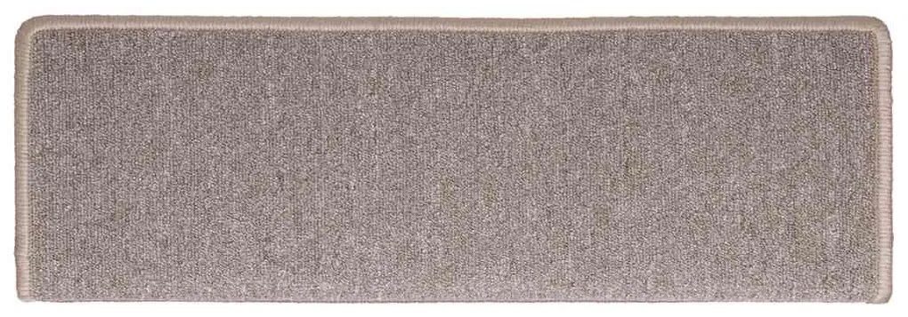 30 db világosbarna lépcsőszőnyeg 65x21x4 cm