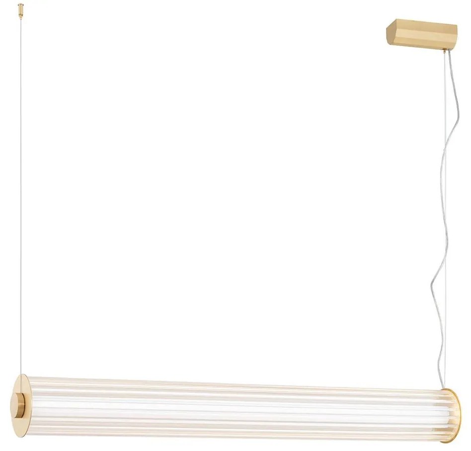 Argon 8624 - LED Csillár zsinóron HAMPTON LED/90W/230V 3000K 120 cm réz