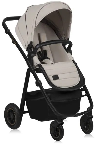 Lionelo - AMBER PLUS 2 az 1-ben kombinált babakocsi, homokbézs