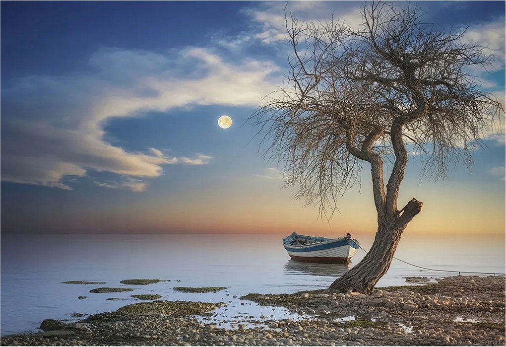 Flizelina Dekoratív Fotótapéta Hálószobába Csendes tájkép 152x104 Ragasztó