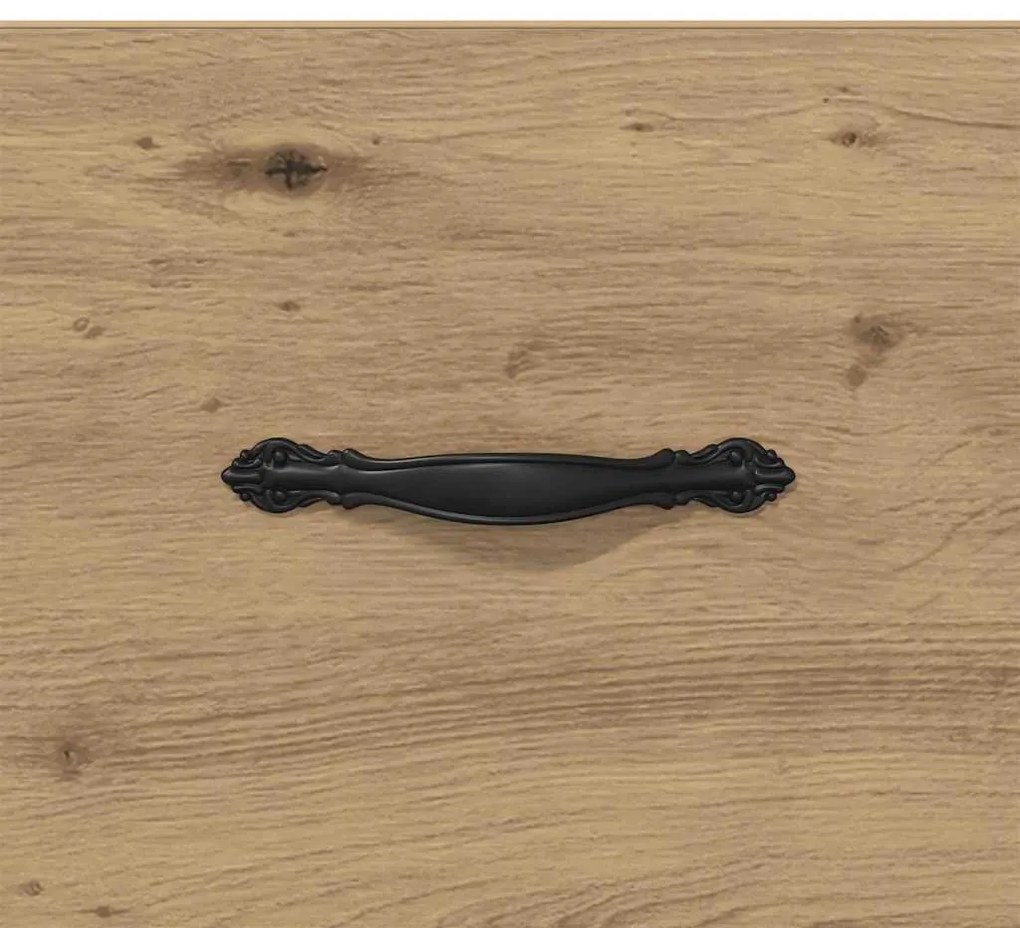 Éjjeliszekrény fiókkal kézműves tölgy 35 x 35 x 20 cm Faanyag