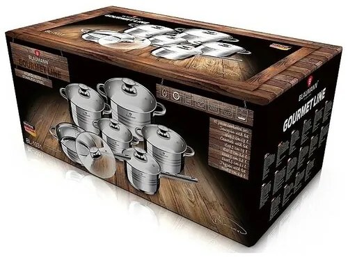 Blaumann 12 részes edénykészlet Gourmet Line