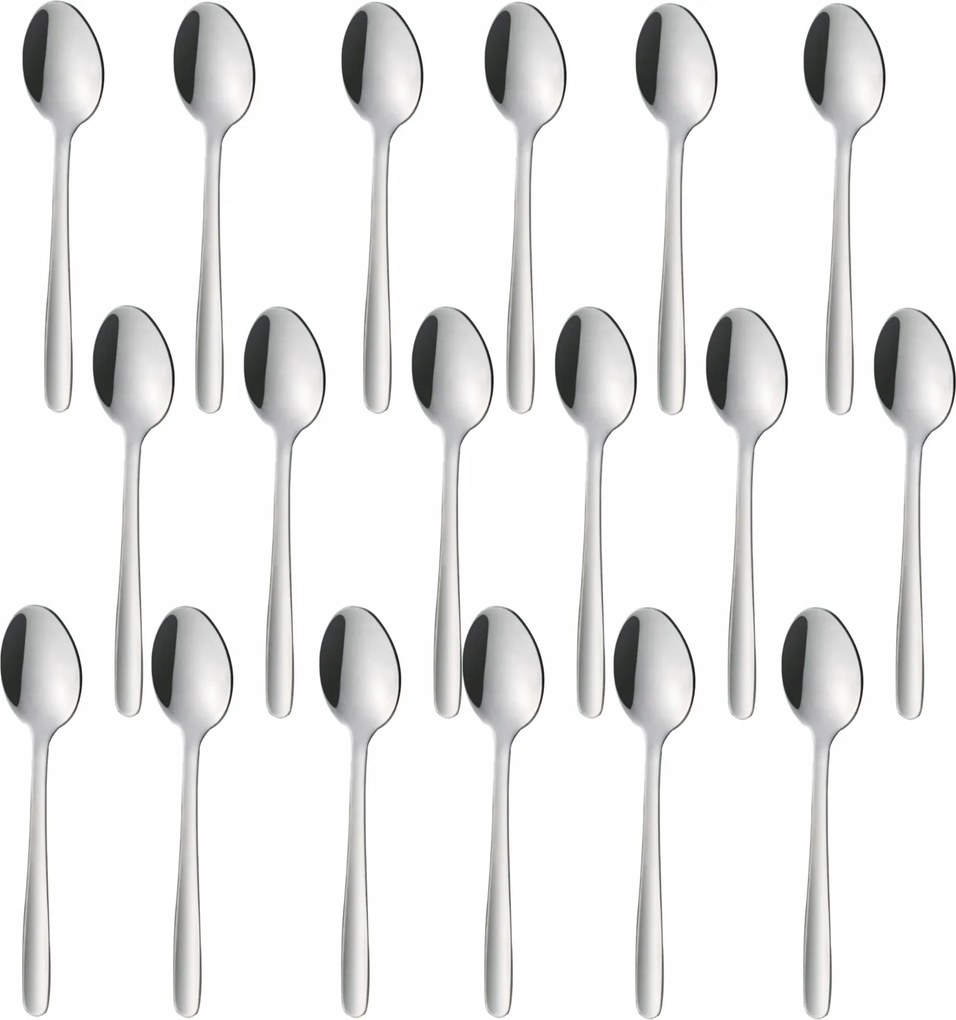 Eszpresszó Kanál Acél Economic Evőeszköz Szett 24 Db-os Hendi