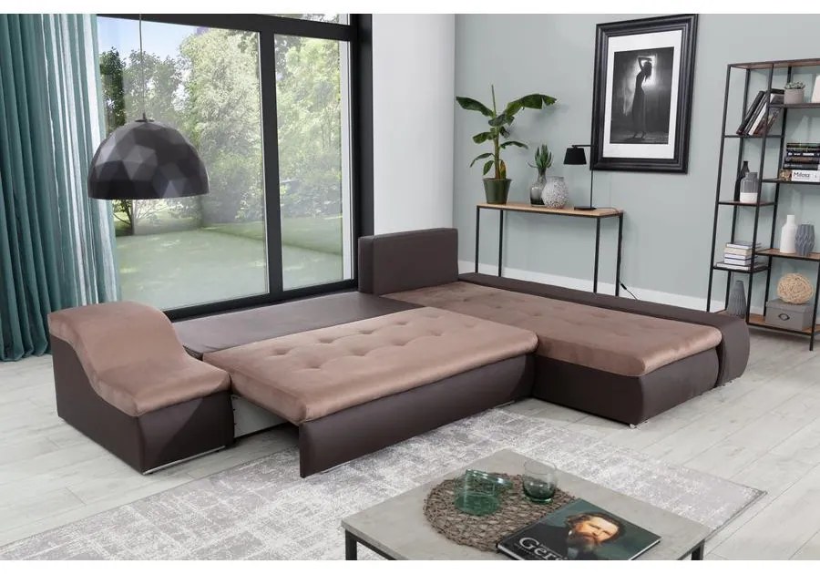 Ontario Balos ágyazható L ülőgarnitúra