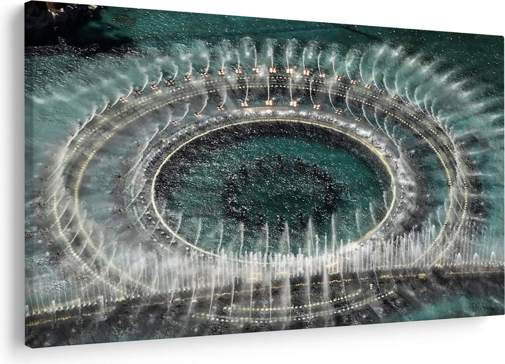 Szökőkút képe (90x60 cm)