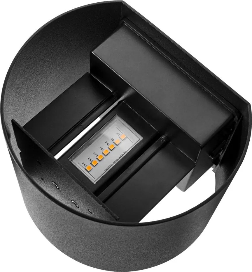 NORDLUX 2418351003 MILDA Modern Kültéri Fali Lámpa Fekete LED IP44