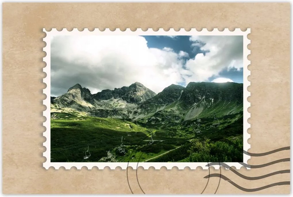 Poszterek 60x40 Tátra Lengyel hegyek Kilátás