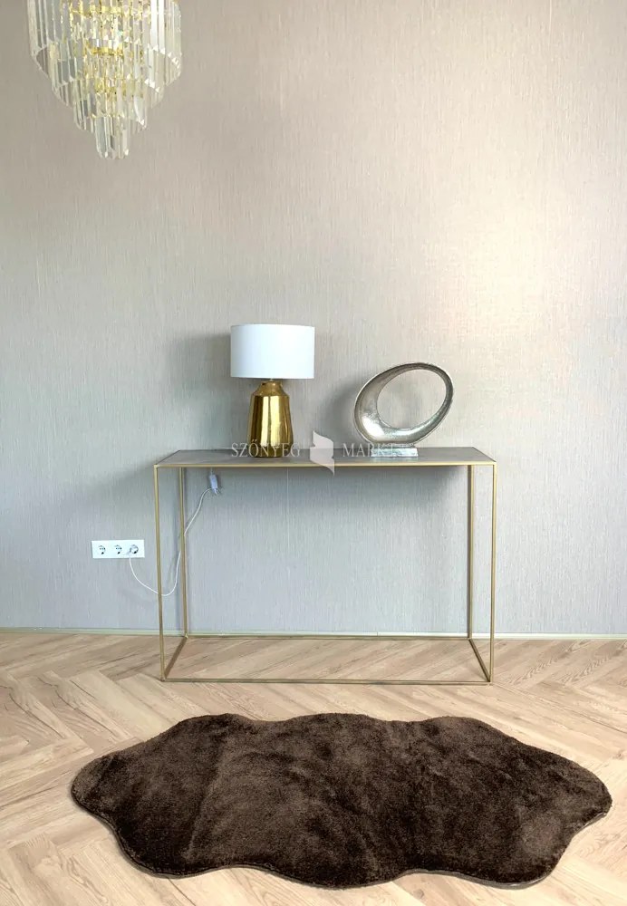Vajpuha ovális shaggy sebano Barna (Brown) 80x150