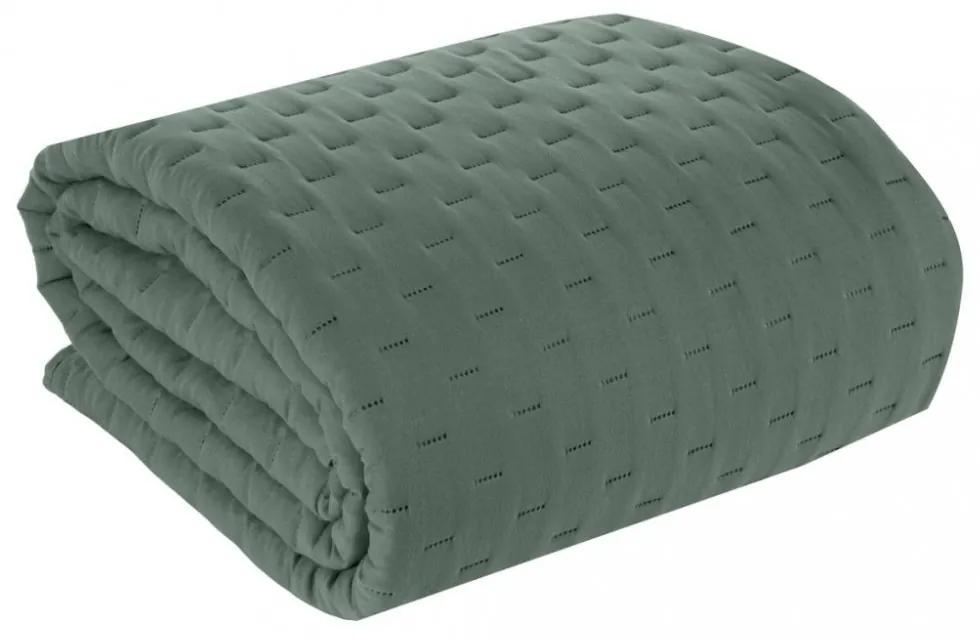 Minőségi zöld ágytakaró Szélesség: 170 cm | Hossz: 210 cm
