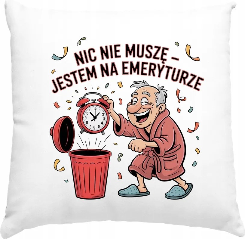 Nyugdíjas párna Nem kell nekem fehér