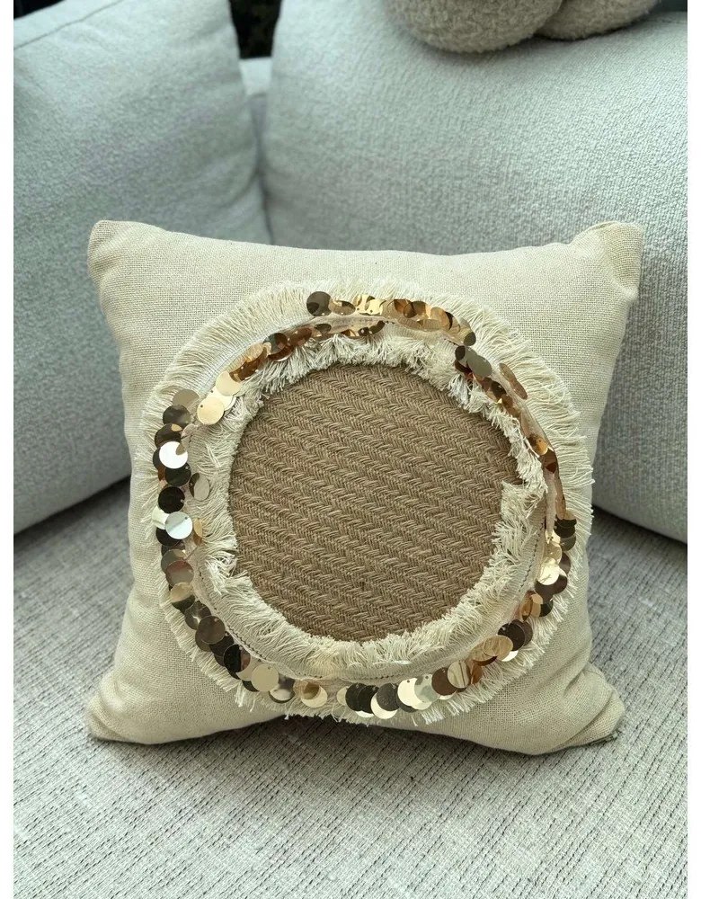 Párnahuzat 43x43 cm Sequins – Mioli Decor