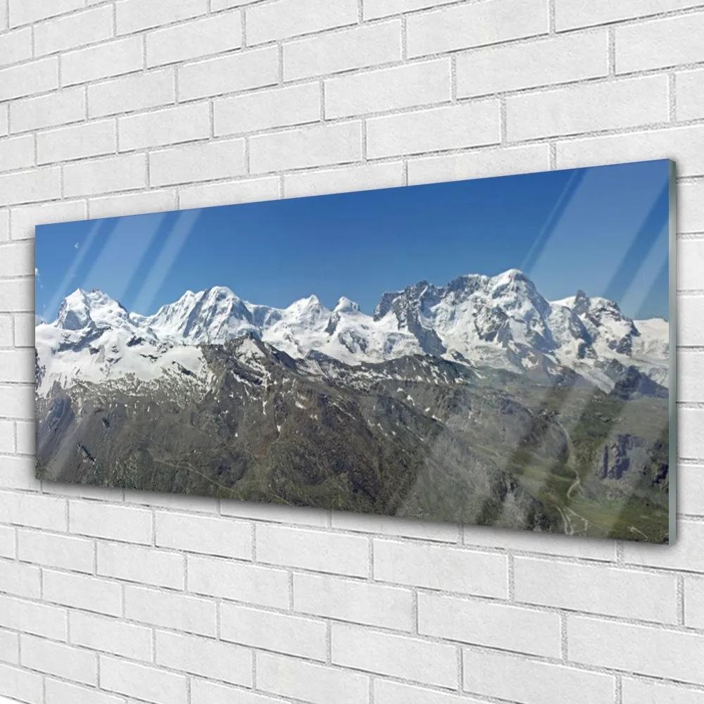 Akrilüveg fotó Snow Mountain Landscape 120x60 cm