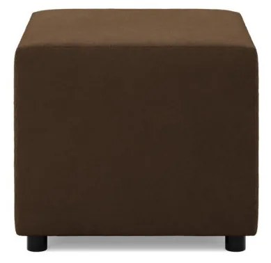 Zeus puff, szövet anyag, 50x50, barna