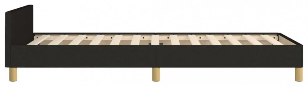 sötéts szövet ágykeret fejtámlával 80 x 200 cm