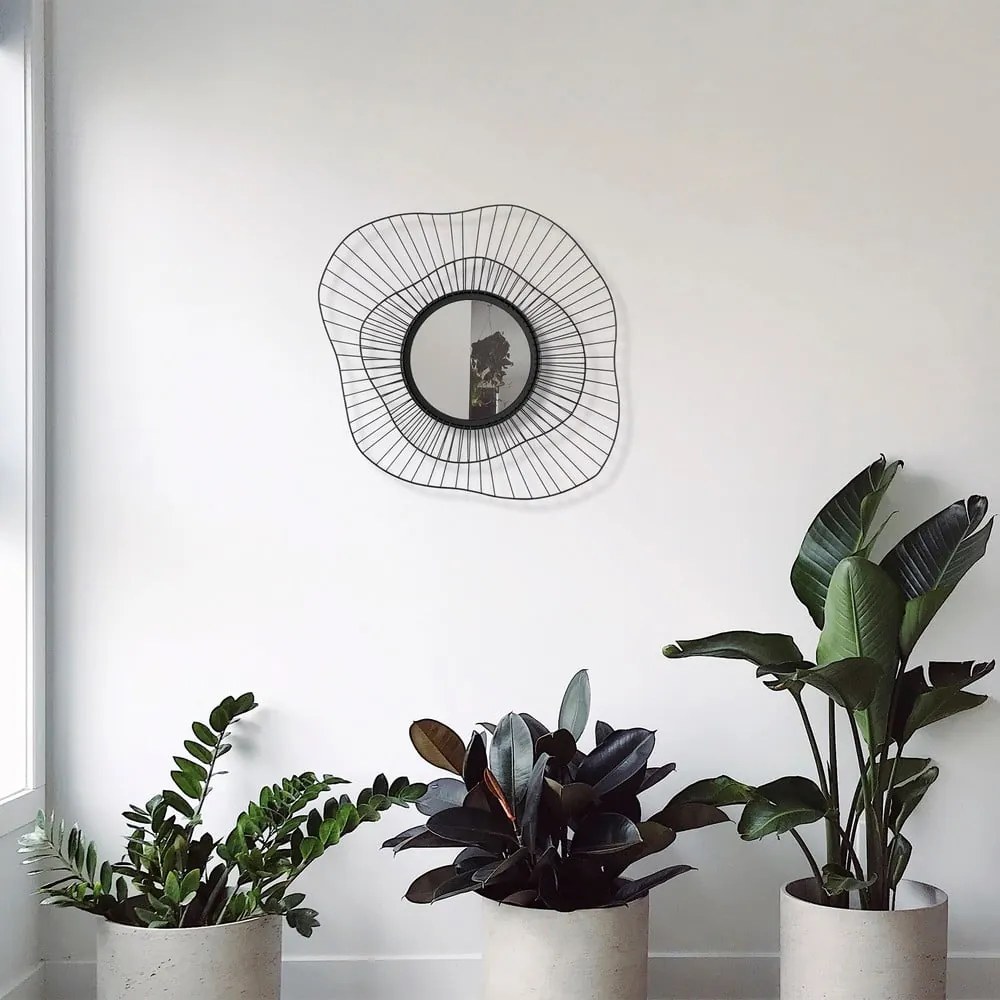 Fali tükör 69x60 cm Flora – Wallity