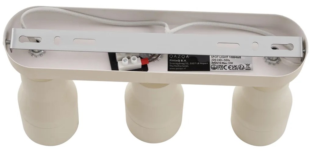 Stanley kerek mennyezeti spotlámpa bézs GU10 50 mm 3-fényes