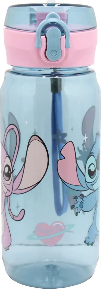Disney Lilo és Stitch, A csillagkutya Universe műanyag kulacs akasztóval 600 ml