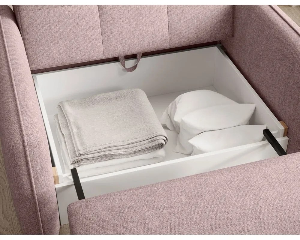 Rózsaszín fotel Laine – ELTAP