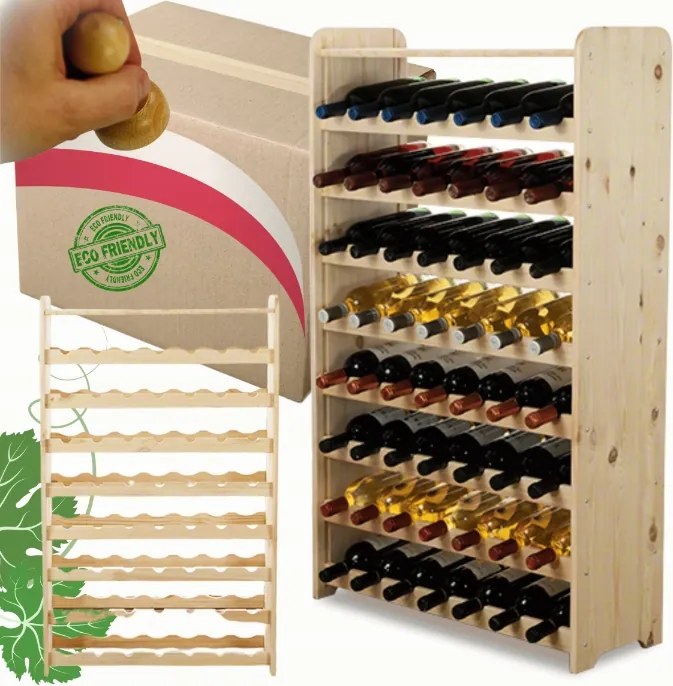 Bortartó állvány fa állvány polc szeszesital szekrény 56POLC /outlet