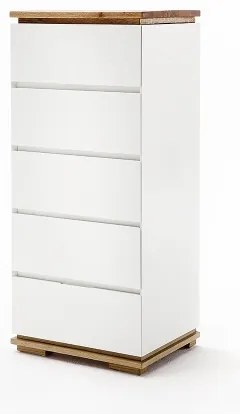 ARVI komód, fehér/tölgy