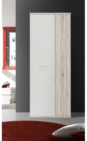 Komód/Cipősszekrény SIMO fehér/taupe