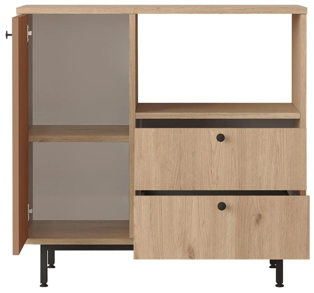 Komód Rebutia 1 (tölgy + tégla) . 1102492