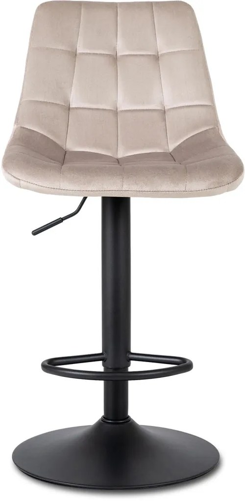 ARCOS 2 bárszék, bézs, velúr
