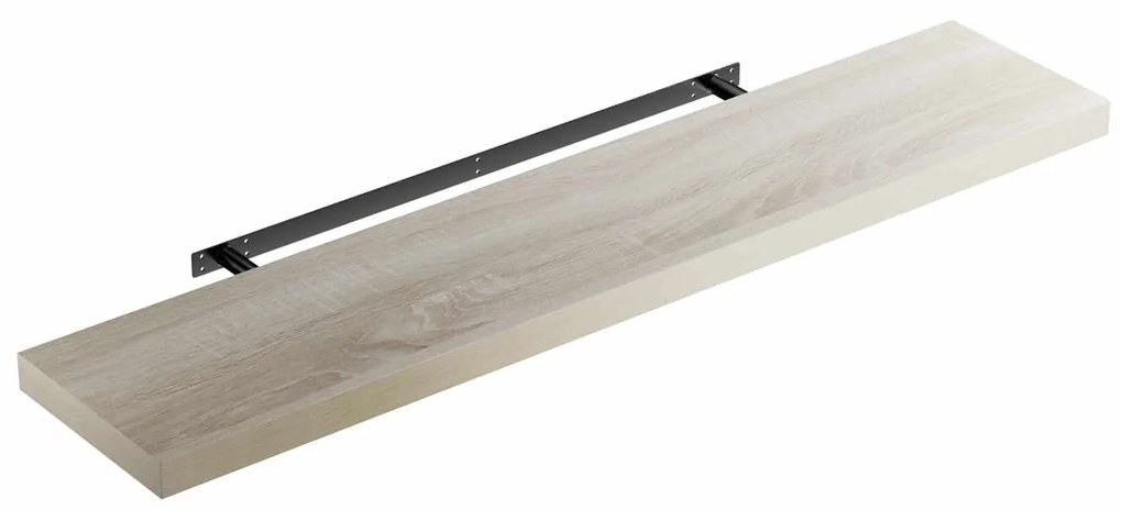 Fali polc 110 cm tölgy + konzol