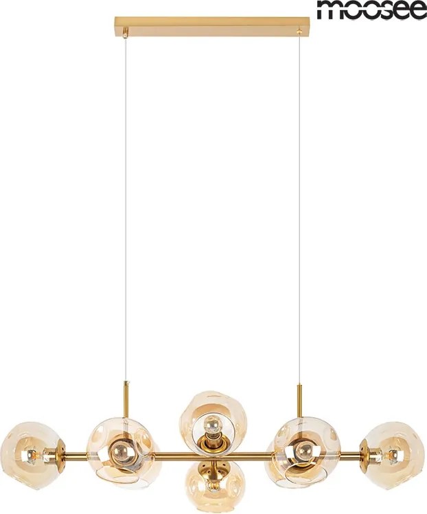 King Home MOOSEE ROMEO GOLD MSE010100171 Függőlámpa 8x40W/E27 IP20