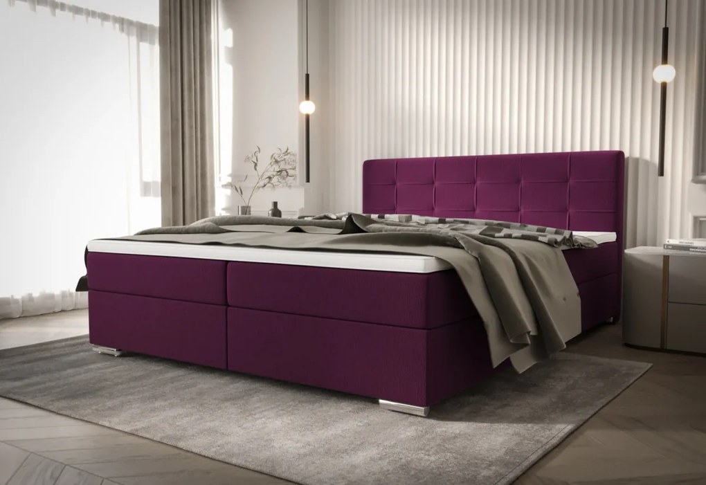 SARINA 3 kárpitozott ágy, 180x200, cosmic 16