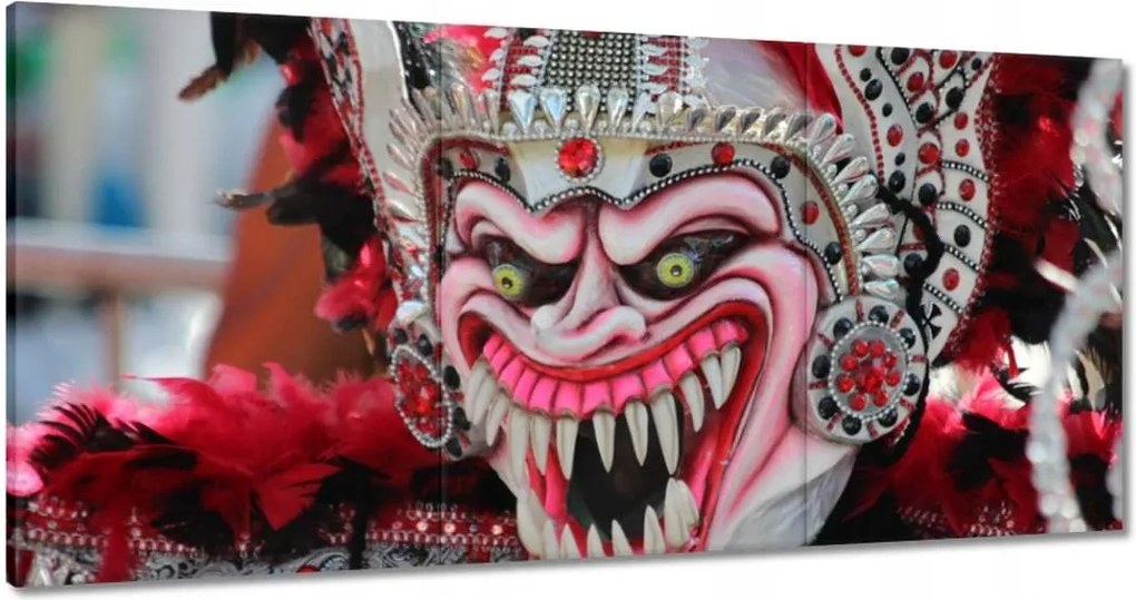 Festmények 120x60 Velence farsangi maszk