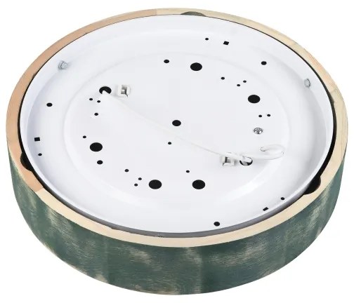 Brilagi - PINO mennyezeti lámpa 2xE27/15W/230V fenyő/zöld átm. 37,5 cm